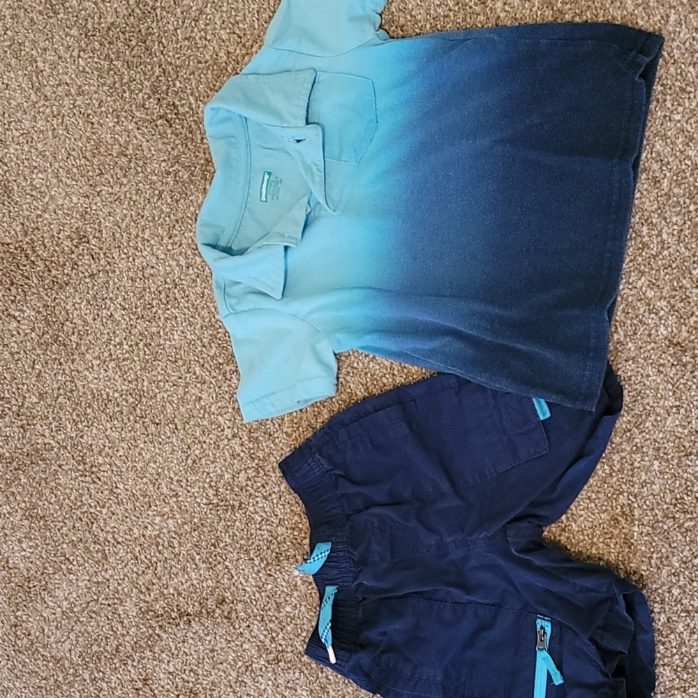 Boys shorts and polo